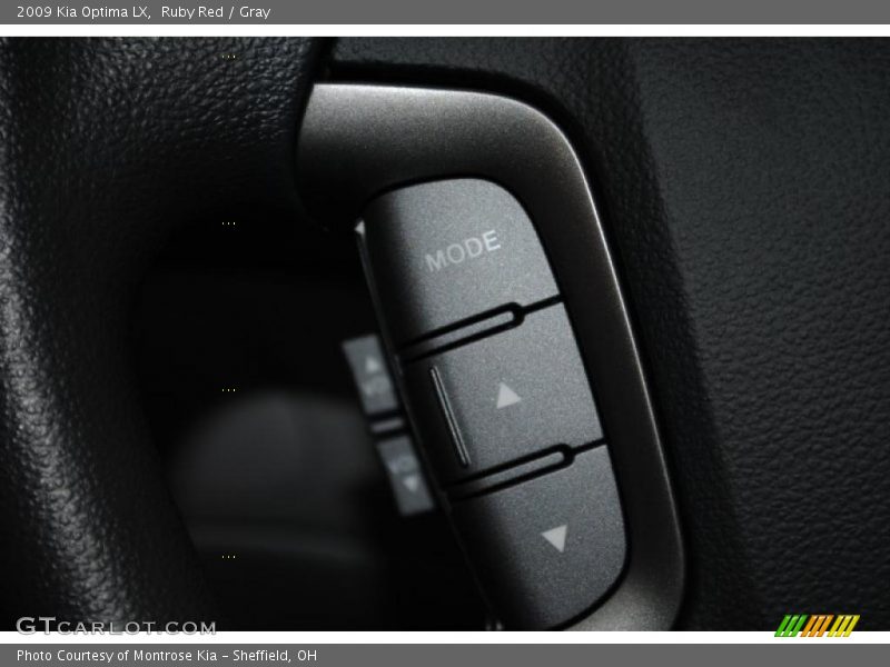 Ruby Red / Gray 2009 Kia Optima LX