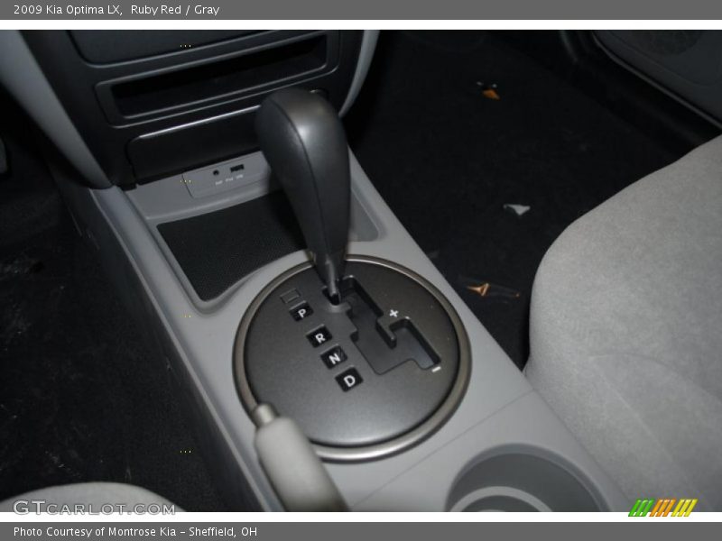Ruby Red / Gray 2009 Kia Optima LX