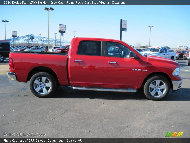 Flame Red / Dark Slate/Medium Graystone 2010 Dodge Ram 1500 Big Horn Crew Cab