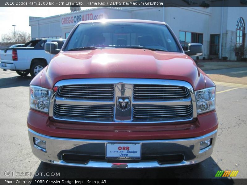Flame Red / Dark Slate/Medium Graystone 2010 Dodge Ram 1500 Big Horn Crew Cab