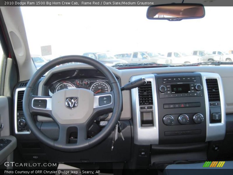 Flame Red / Dark Slate/Medium Graystone 2010 Dodge Ram 1500 Big Horn Crew Cab