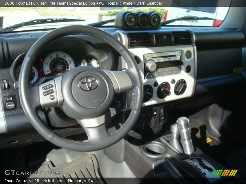 Dashboard of 2008 FJ Cruiser Trail Teams Special Edition 4WD