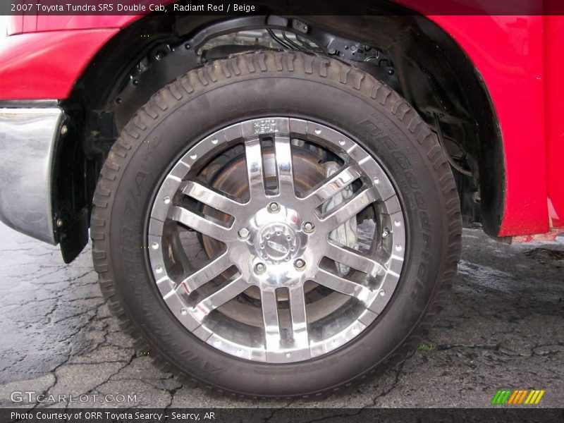Radiant Red / Beige 2007 Toyota Tundra SR5 Double Cab