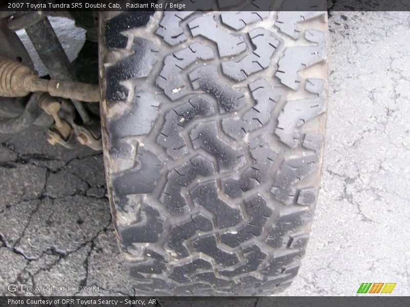Radiant Red / Beige 2007 Toyota Tundra SR5 Double Cab