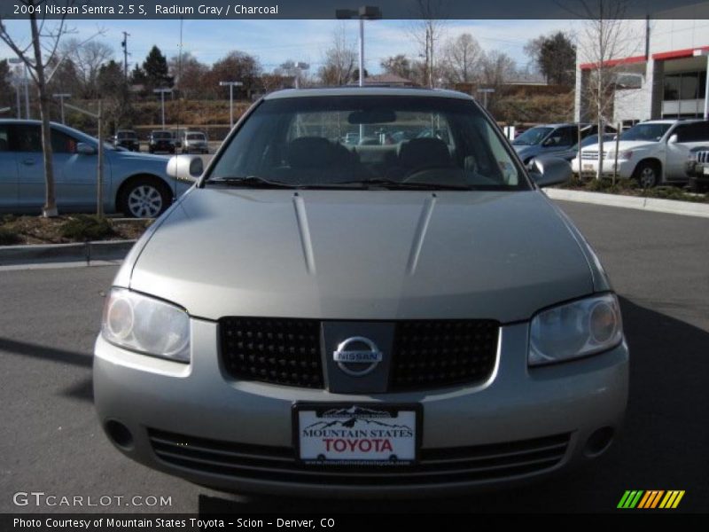 Radium Gray / Charcoal 2004 Nissan Sentra 2.5 S