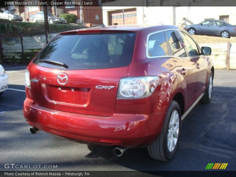 Copper Red Mica / Sand 2008 Mazda CX-7 Sport