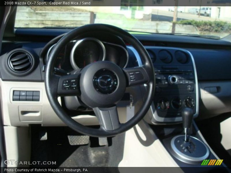 Copper Red Mica / Sand 2008 Mazda CX-7 Sport