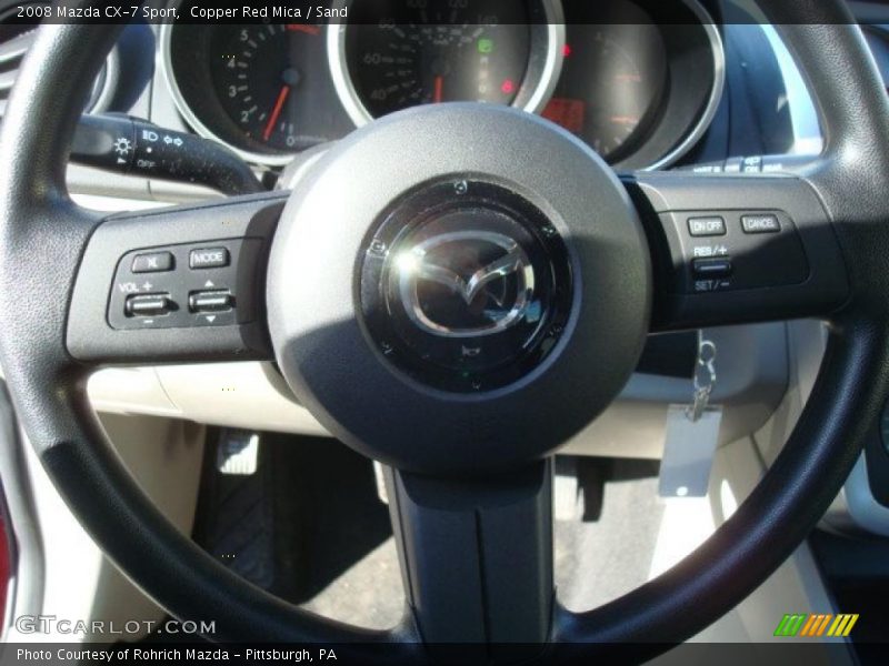 Copper Red Mica / Sand 2008 Mazda CX-7 Sport