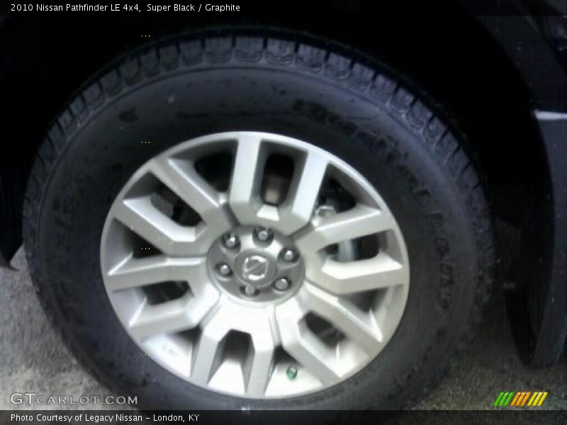 Super Black / Graphite 2010 Nissan Pathfinder LE 4x4