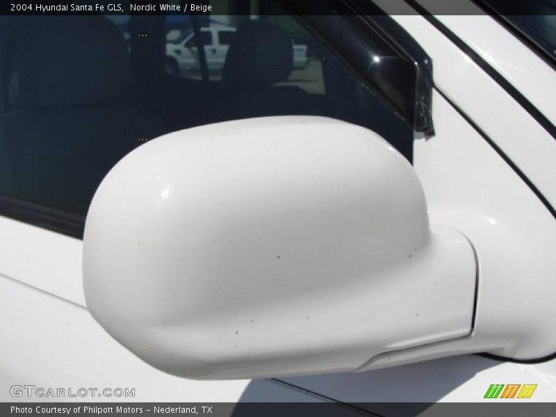 Nordic White / Beige 2004 Hyundai Santa Fe GLS