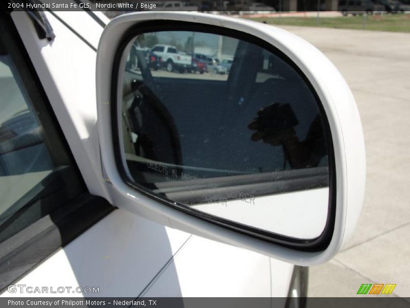 Nordic White / Beige 2004 Hyundai Santa Fe GLS