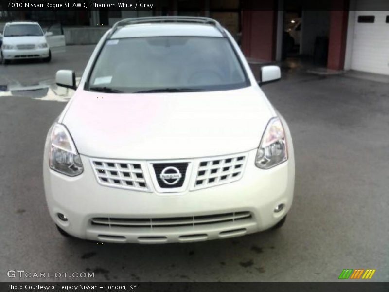 Phantom White / Gray 2010 Nissan Rogue SL AWD