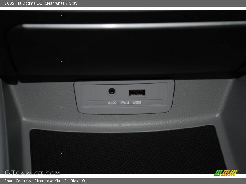 Clear White / Gray 2009 Kia Optima LX
