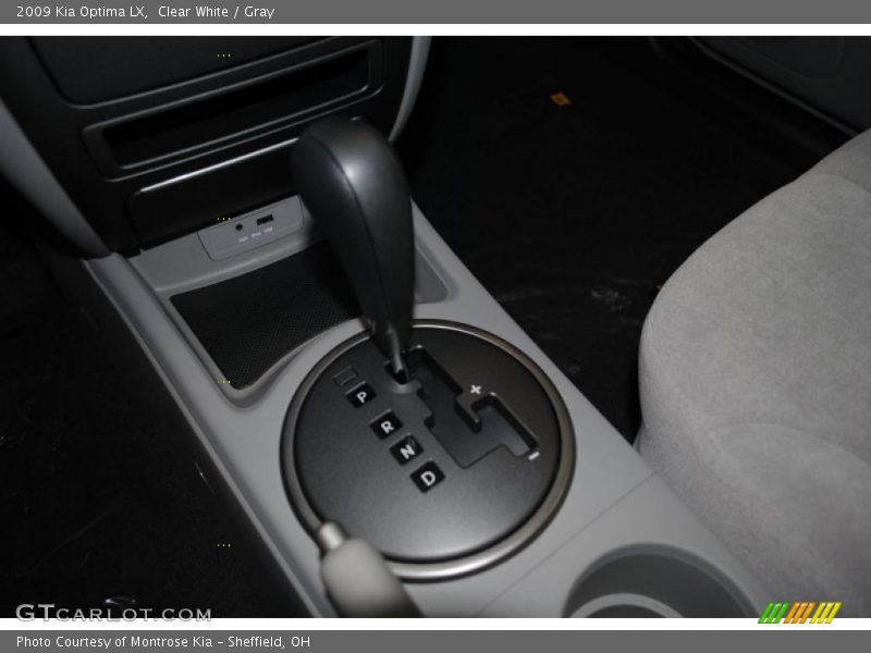 Clear White / Gray 2009 Kia Optima LX