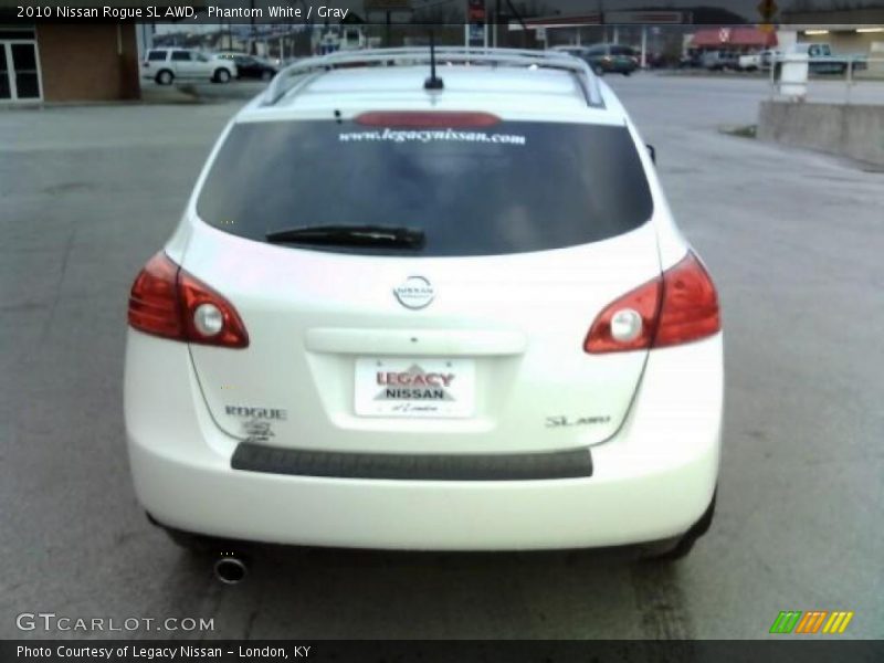 Phantom White / Gray 2010 Nissan Rogue SL AWD