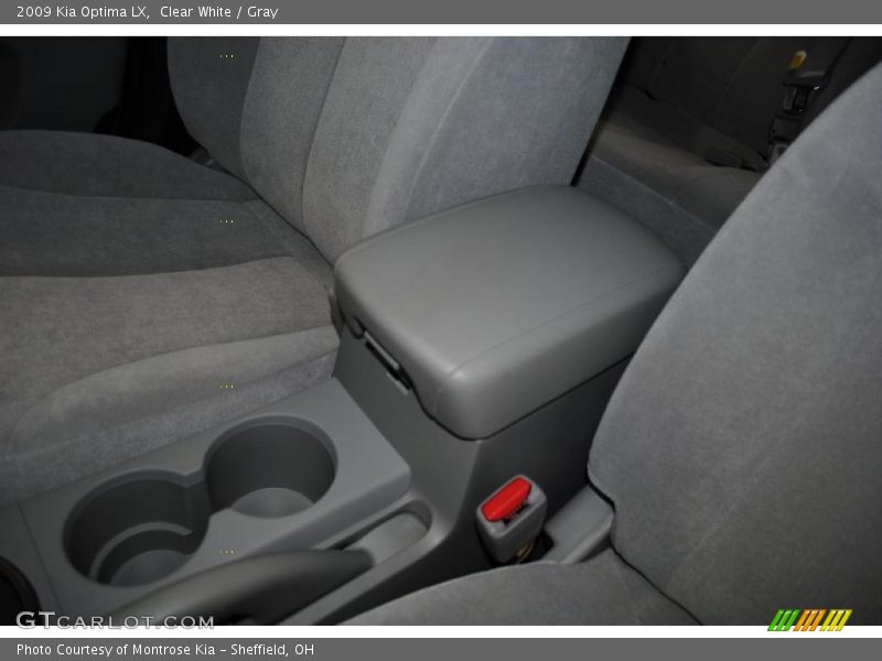 Clear White / Gray 2009 Kia Optima LX