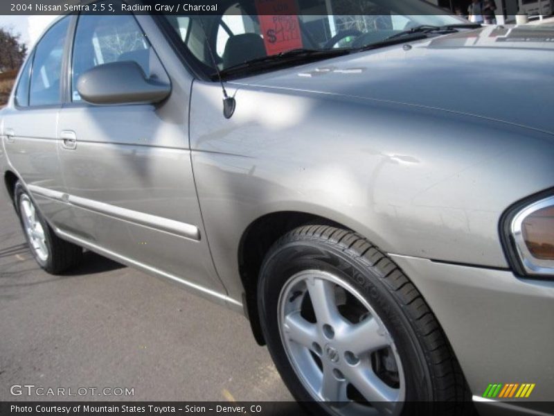Radium Gray / Charcoal 2004 Nissan Sentra 2.5 S