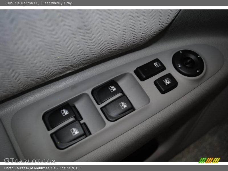 Clear White / Gray 2009 Kia Optima LX