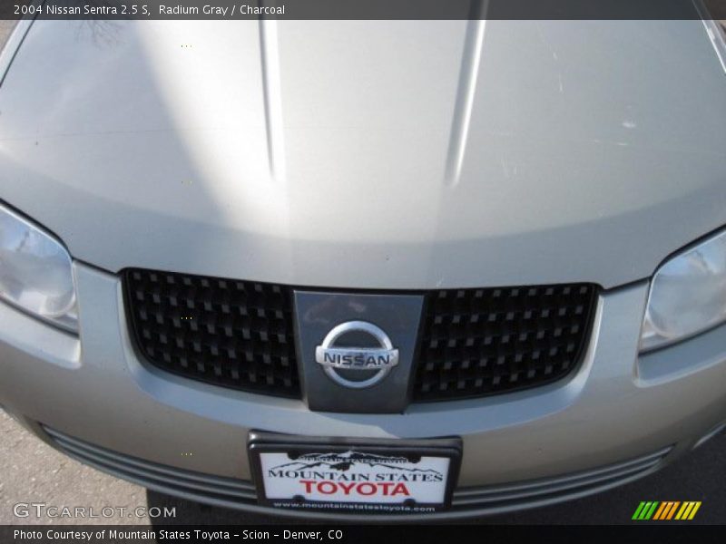 Radium Gray / Charcoal 2004 Nissan Sentra 2.5 S