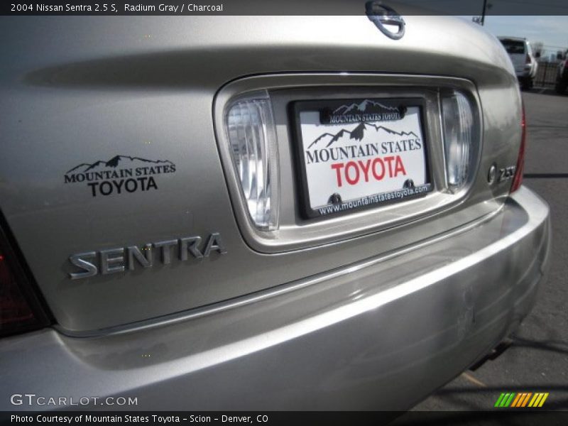 Radium Gray / Charcoal 2004 Nissan Sentra 2.5 S