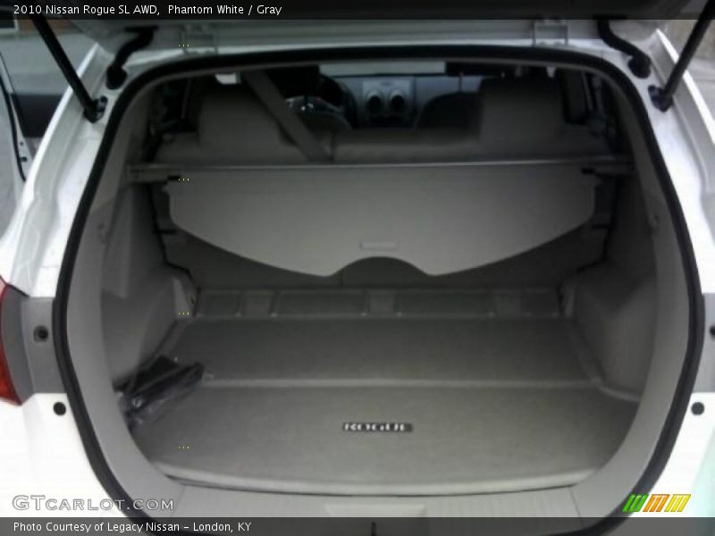 Phantom White / Gray 2010 Nissan Rogue SL AWD
