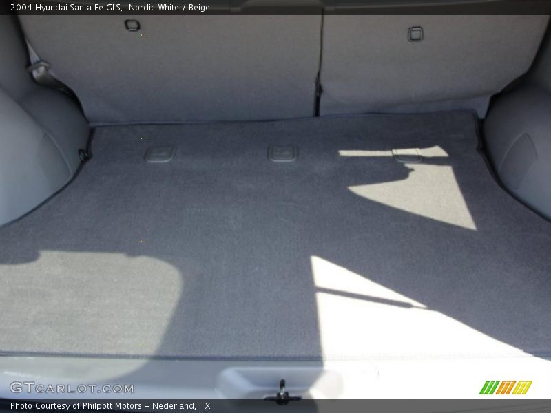 Nordic White / Beige 2004 Hyundai Santa Fe GLS