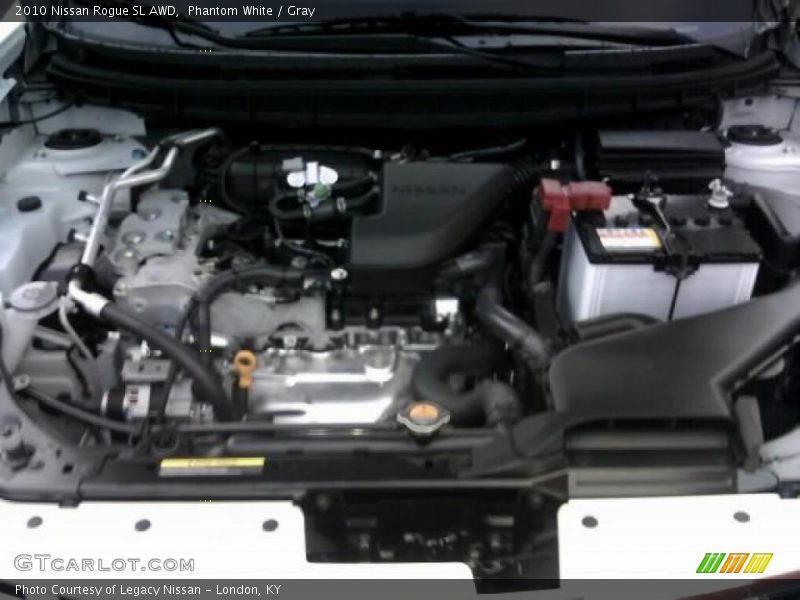 Phantom White / Gray 2010 Nissan Rogue SL AWD