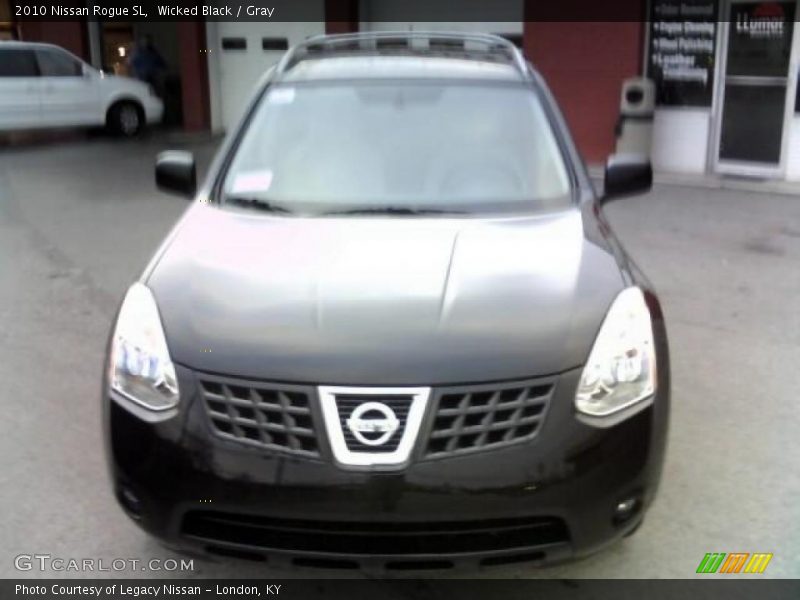 Wicked Black / Gray 2010 Nissan Rogue SL