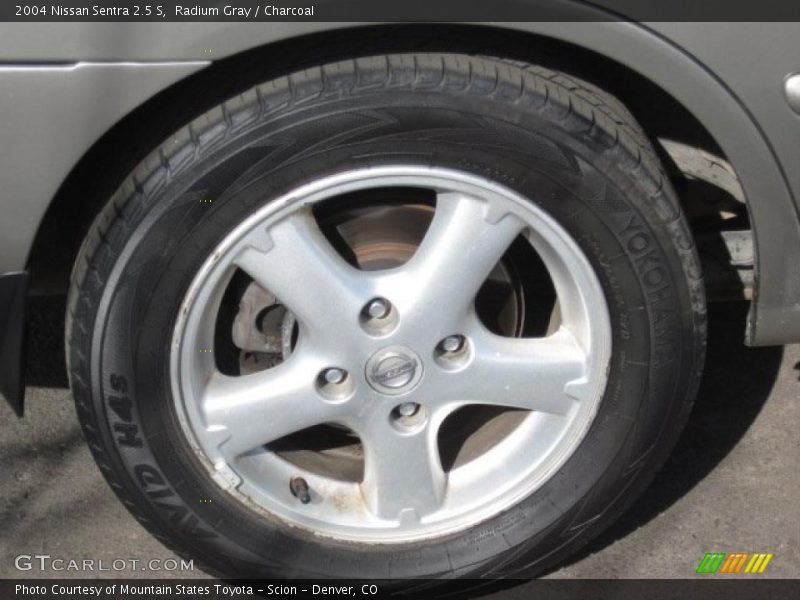 Radium Gray / Charcoal 2004 Nissan Sentra 2.5 S