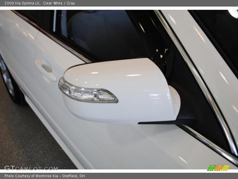 Clear White / Gray 2009 Kia Optima LX