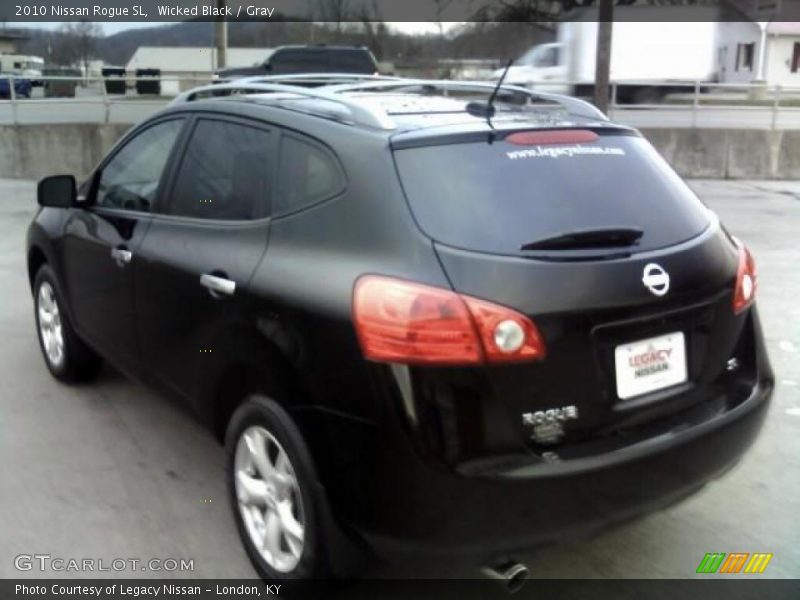 Wicked Black / Gray 2010 Nissan Rogue SL