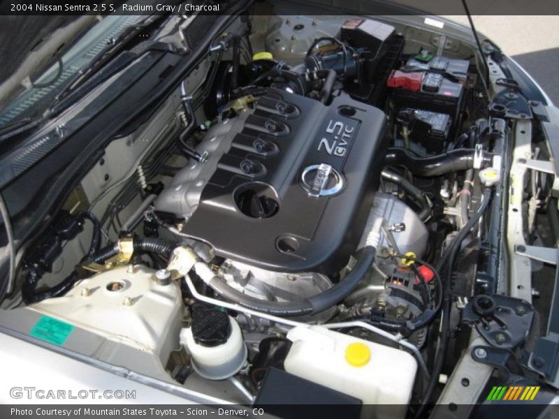 Radium Gray / Charcoal 2004 Nissan Sentra 2.5 S