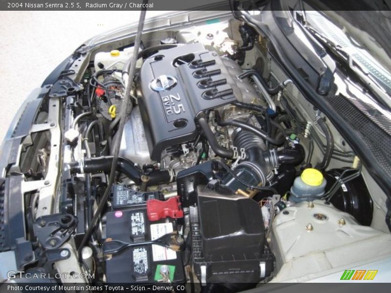 Radium Gray / Charcoal 2004 Nissan Sentra 2.5 S
