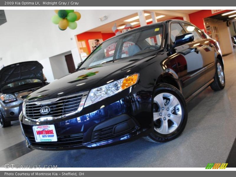 Midnight Gray / Gray 2009 Kia Optima LX
