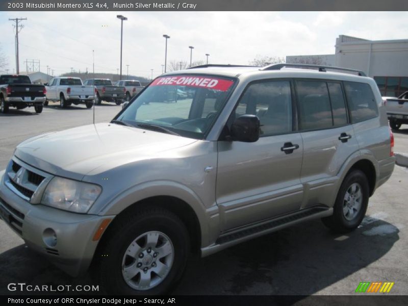 Munich Silver Metallic / Gray 2003 Mitsubishi Montero XLS 4x4