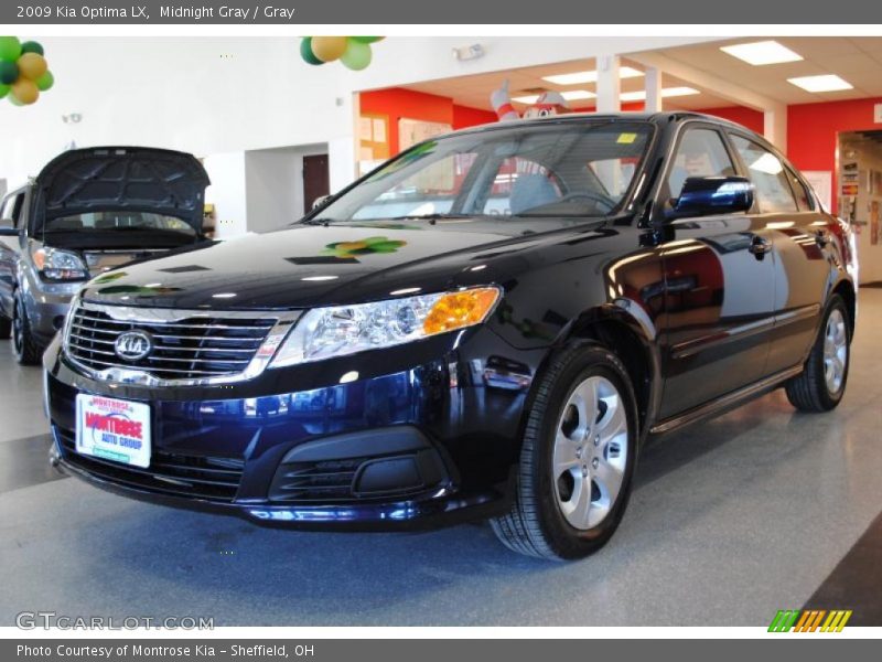Midnight Gray / Gray 2009 Kia Optima LX