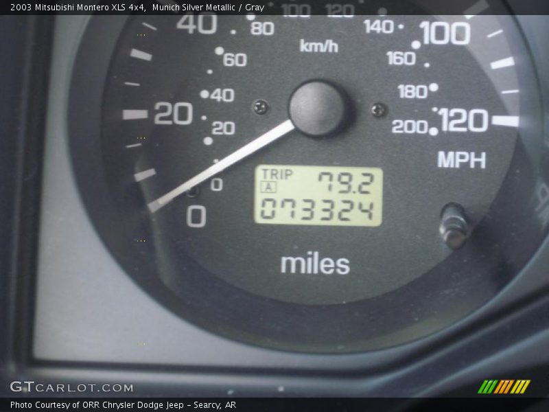 Munich Silver Metallic / Gray 2003 Mitsubishi Montero XLS 4x4