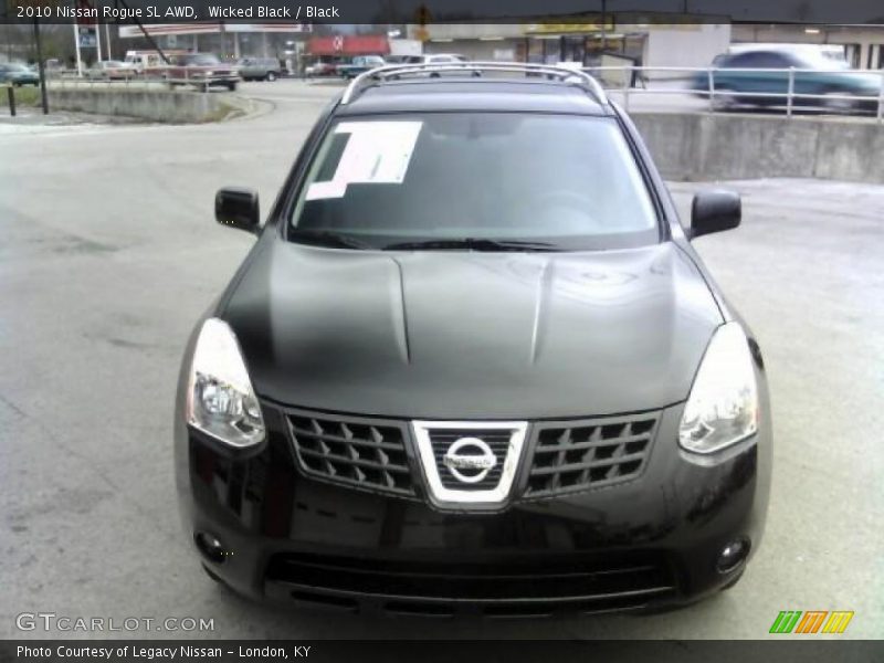 Wicked Black / Black 2010 Nissan Rogue SL AWD