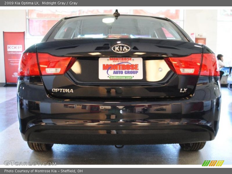 Midnight Gray / Gray 2009 Kia Optima LX