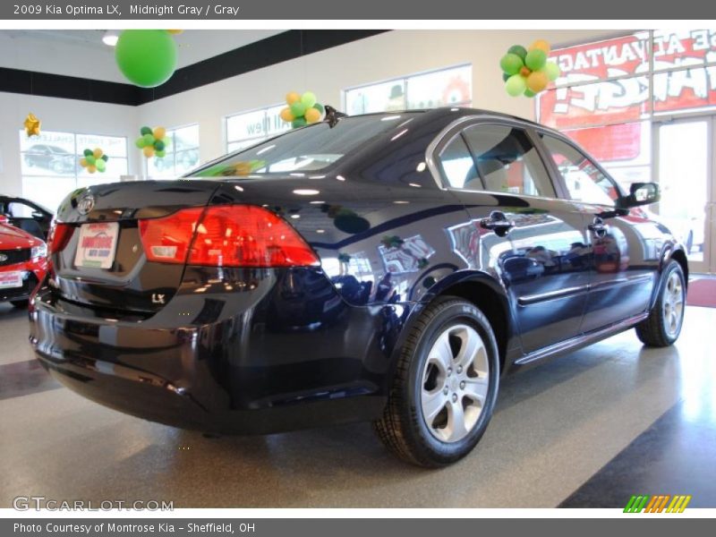 Midnight Gray / Gray 2009 Kia Optima LX