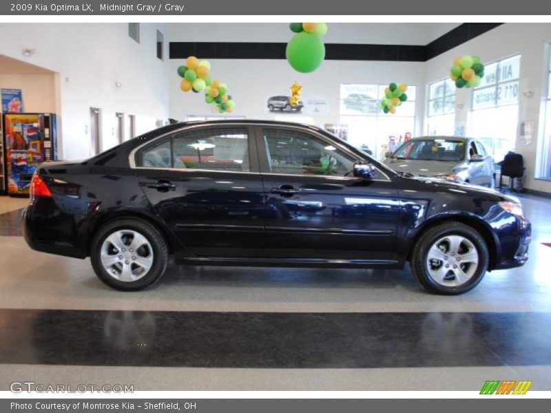 Midnight Gray / Gray 2009 Kia Optima LX