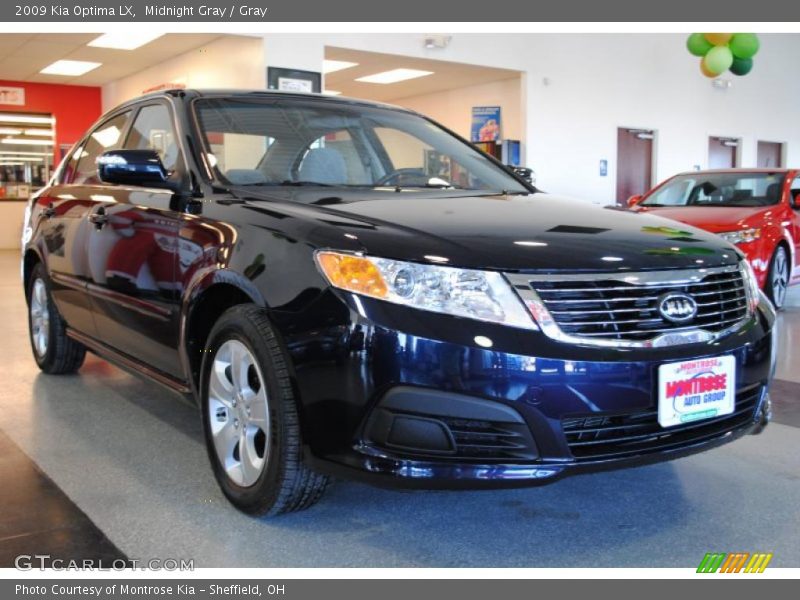 Midnight Gray / Gray 2009 Kia Optima LX