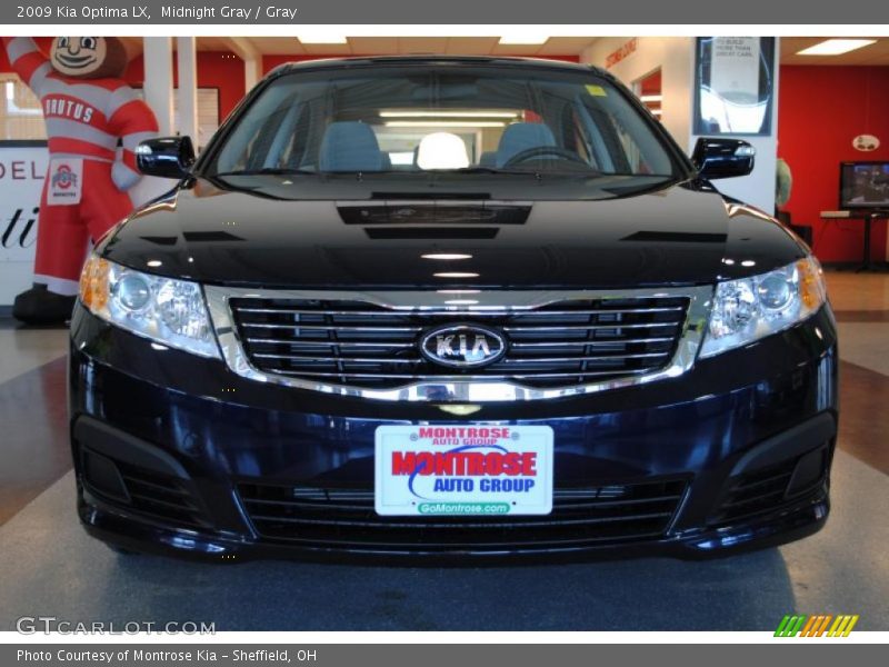 Midnight Gray / Gray 2009 Kia Optima LX