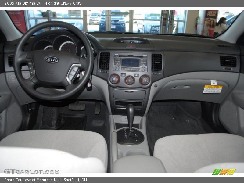 Midnight Gray / Gray 2009 Kia Optima LX