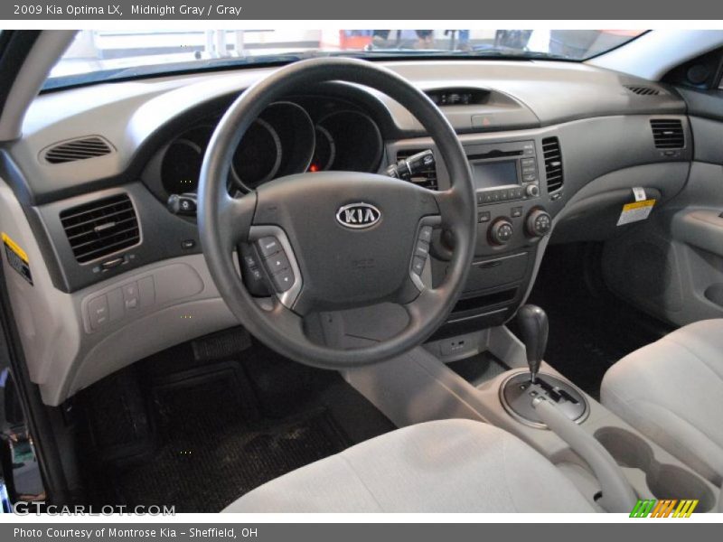 Midnight Gray / Gray 2009 Kia Optima LX