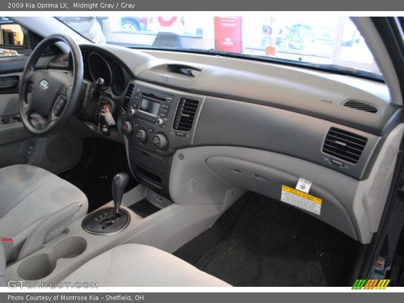 Midnight Gray / Gray 2009 Kia Optima LX