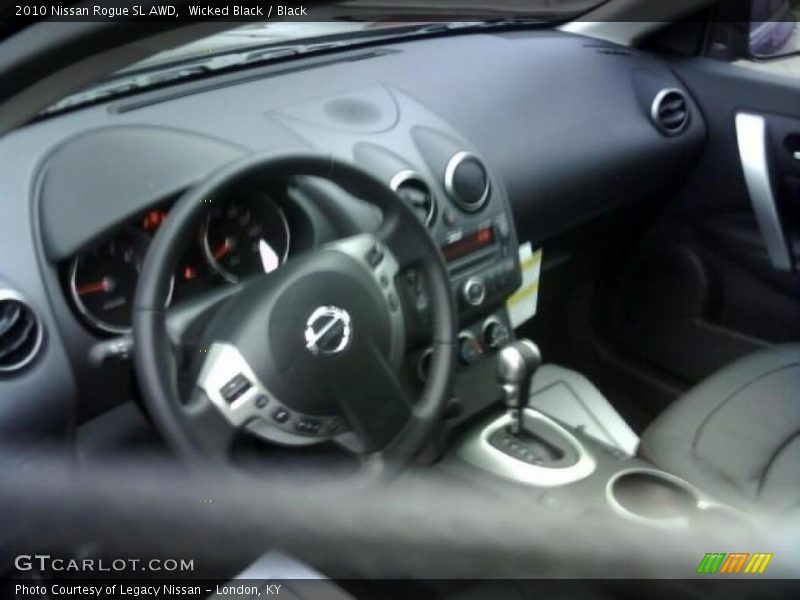 Wicked Black / Black 2010 Nissan Rogue SL AWD