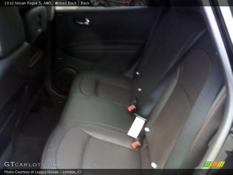Wicked Black / Black 2010 Nissan Rogue SL AWD