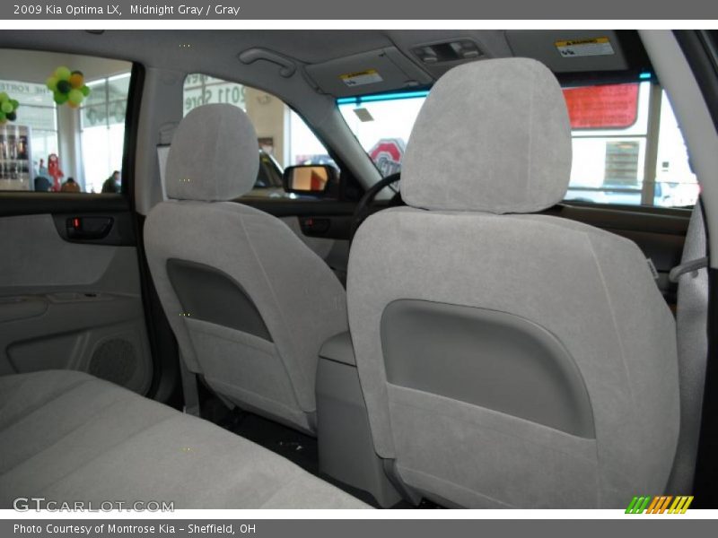 Midnight Gray / Gray 2009 Kia Optima LX