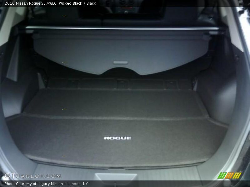 Wicked Black / Black 2010 Nissan Rogue SL AWD
